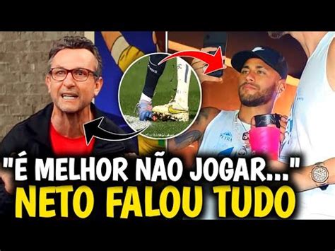 Craque Neto solta o verbo e fala sobre Lesão de Neymar após críticas