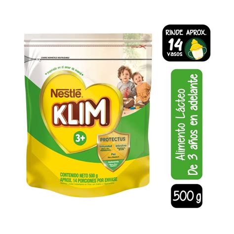 Klim Prebio 3 Polvo Bolsa 500 G Farmacia Pasteur Medicamentos Y