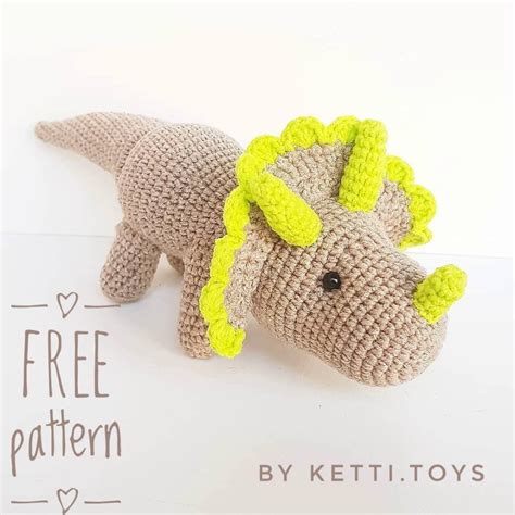 Free Printable Crochet Dinosaur Patterns