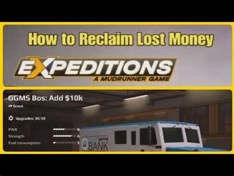 How To Reclaim Lost Funds Money On Mudrunner Expeditions On Console