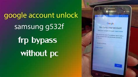 Samsung G532F FRP Bypass L Samsung Grand Prime Plus Google Account