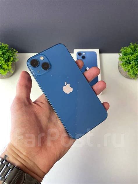 iPhone 13 128Gb АКБ 100%! Гарантия от ДНС, 6.10", моноблок, синий, 3G ...