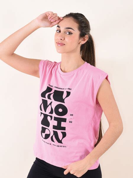 Remera Inmotion Rosa Chicle Guapa