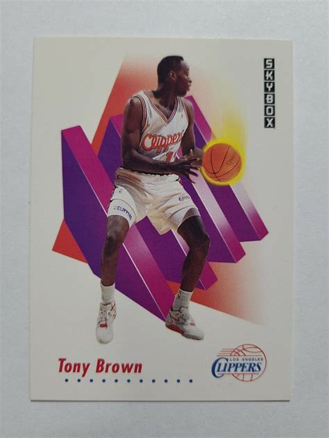 TONY BROWN 1991 92 SKYBOX BASKETBALL CARD 629 E5456 EBay