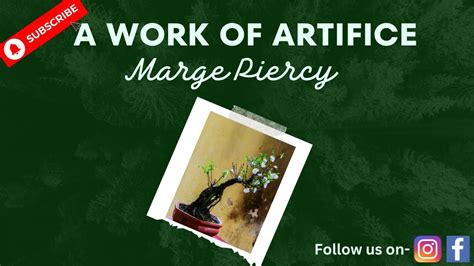 A Work Of Artifice Marge Piercy Class 9 ICSE Poem Easiest