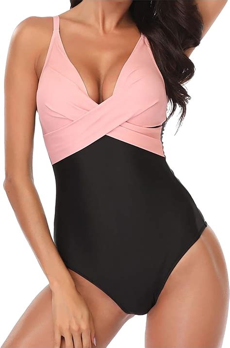 Costumi Da Bagno Donna Intero Sexy Imbottita Vita Alta Bikini