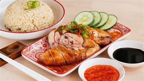 新加坡燒雞飯 新加坡烧鸡饭 Singapore Style Roasted Chicken Rice 皮脆內嫩，肉汁流到吧吧聲的秘訣