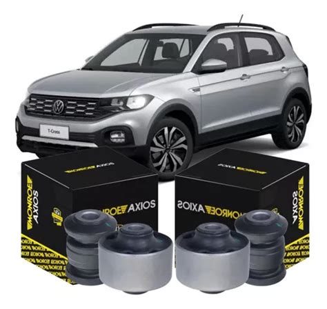 Kit Bucha Bandeja Dianteira Vw T cross 2020 2021 2022 2023 Frete grátis