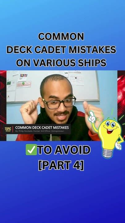 Common Deck Cadet Mistakes On Various Ships [part 4] Youtube