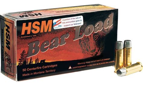 Hsm Hsm454c4n Bear 454 Casull Wfn 325gr 50rd Box 10 Case Flat Rate