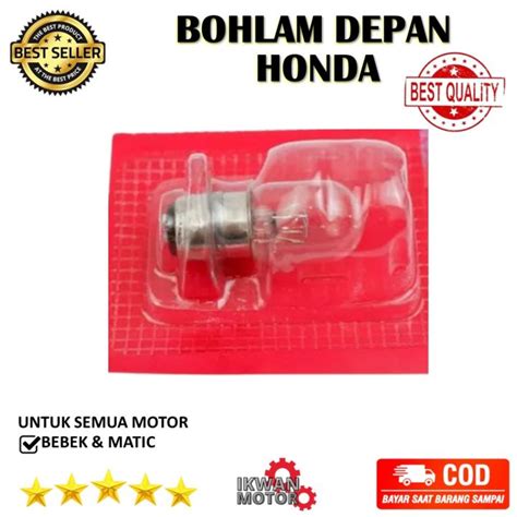 Bohlam Lampu Depan Honda V Watt Kfv B Lampu Motor