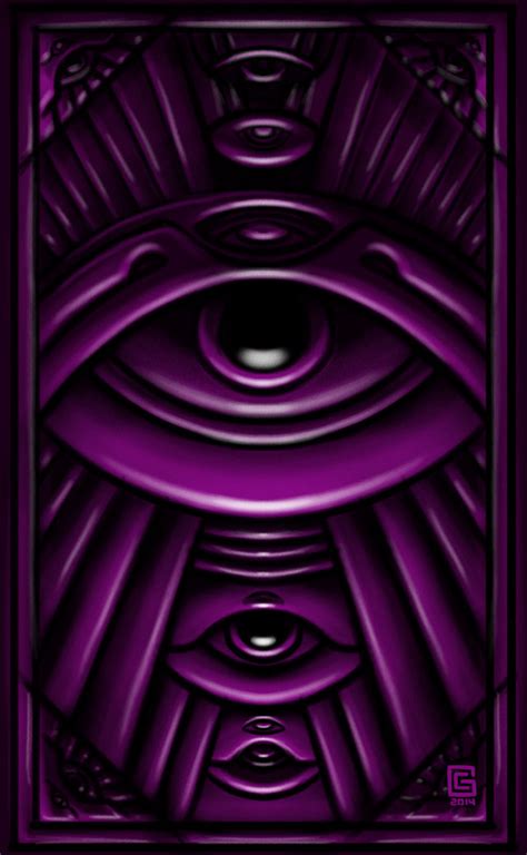 Mystic Eye Design Sketch 8 Art - George Coghill - Visionary Art