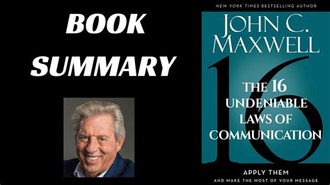 The Undeniable Laws Of Communication By John C Maxwell Book