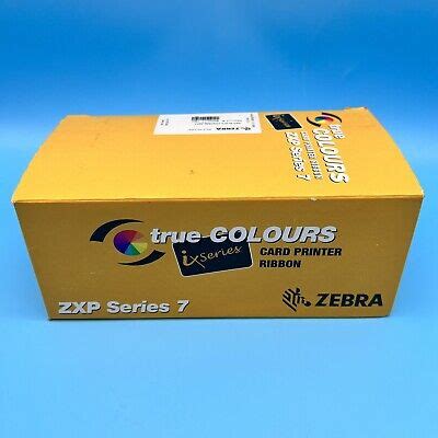 Zebra 800077 701 True Colors IX Series Card Printer Ribbon For ZXP