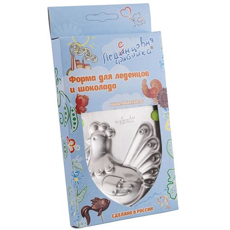 Курочка Ряба Форма для изготовления леденцов, конфет Россия Л0023 7,5х7 ...