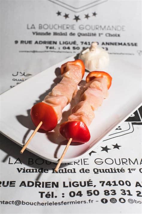 Brochettes De Poulet Nature Halal Chez Vous