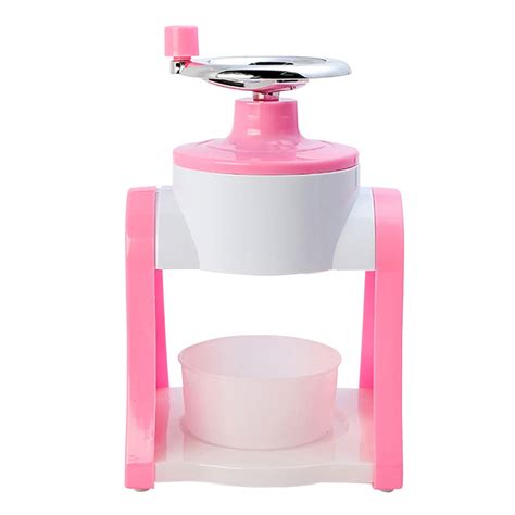 Hfyihgf Hand Crank Ice Shaver Crusher Snow Cone Maker Portable Manual Ice Crusher Shredding