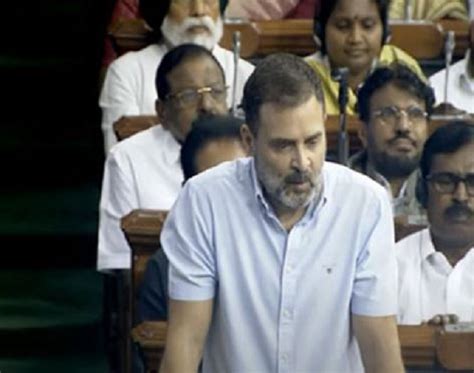 Portions Of Rahul Gandhi S Controversial Lok Sabha Speech Erased