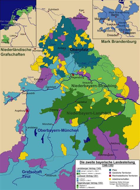 Datei Bayern Karte 1353 Historisches Lexikon Bayerns