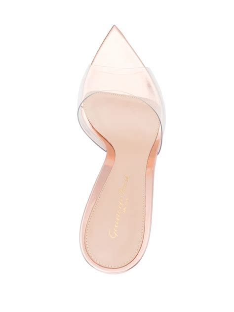 Gianvito Rossi Mule Elle Transparente Salto 105mm Farfetch