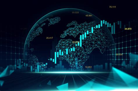 Mercado de ações ou gráfico de negociação forex Foto Premium