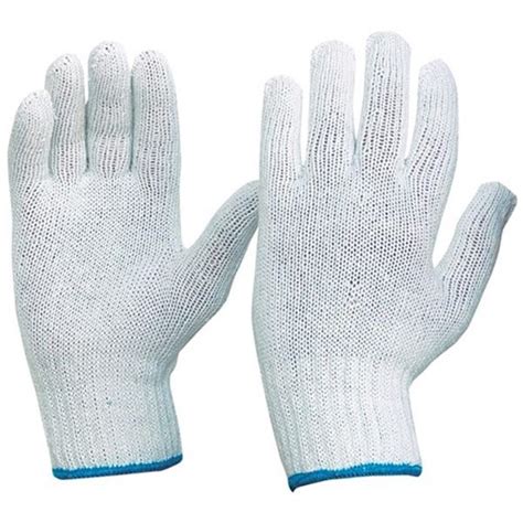 Esko E Polycotton Knit Gloves Small White Carton Of Pairs