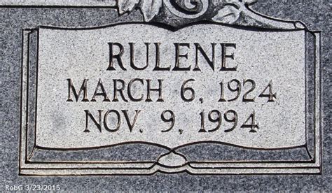 Frances Rulene Mcroberts 1924 1994 Find A Grave Memorial