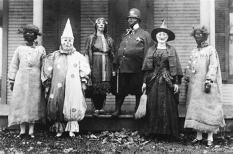 Take a look at the terrifying world of Halloween costumes of the past ...