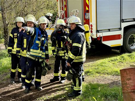 Jahreshauptübung 2023 Feuerwehr der Stadt Lebach