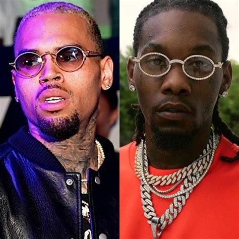 Offset Lashes Out At Chris Brown Over 21 Savage Meme, Singer Responds