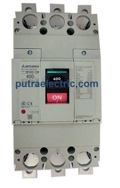 Jual Mccb Mitsubishi No Fuse Breaker Nf Cw P A Di