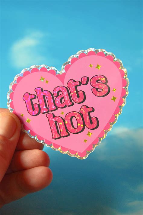 Vinyl That S Hot Glitter Holographic Y K S Nostalgia Stanley Cup Hydroflask Laptop Decal