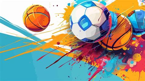 Sports Background Vector for Sports Day | Premium AI-generated vector