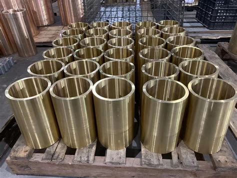 High Precision Cnc Processing Bronze Slide Bushing Brass Bush China Excavator Bushing And