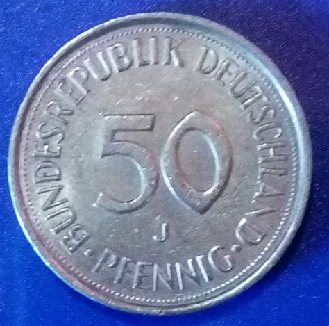 Pfennig J Federal Republic Pfennig Germany