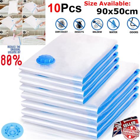 X Strong Vacuum Storage Bags Vac Space Saving Compressed Bag Vaccum