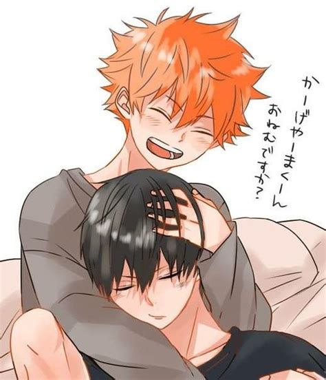 Pin By Clelia Francesca On Haikyuuties Kagehina Kagehina Cute