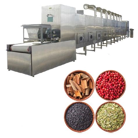 China Continuous Tunnel Microwave Drying Machine Manufacturers