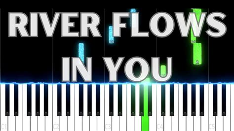 River Flows In You Yiruma Easy Piano Rainbow Tutorials Youtube