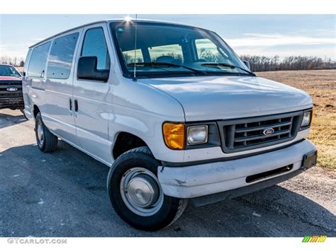 2003 Oxford White Ford E Series Van E350 Super Duty Xl Extended