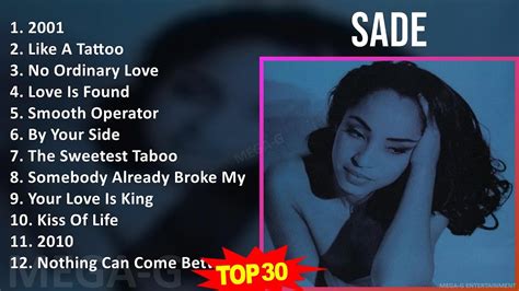 S A D E Mix Best Hits S Music Top Sophisti Pop Adult