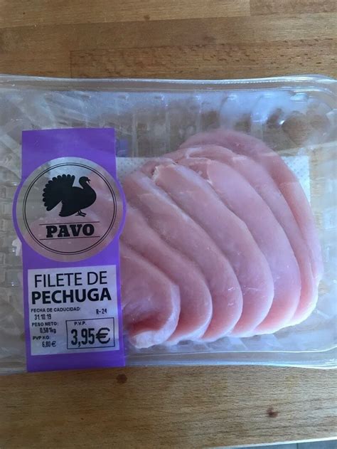 Filete De Pechuga De Pavo Mercadona 600 Gr