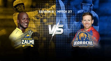 Karachi Kings vs Peshawar Zalmi - Match#27 - Karachi Kings