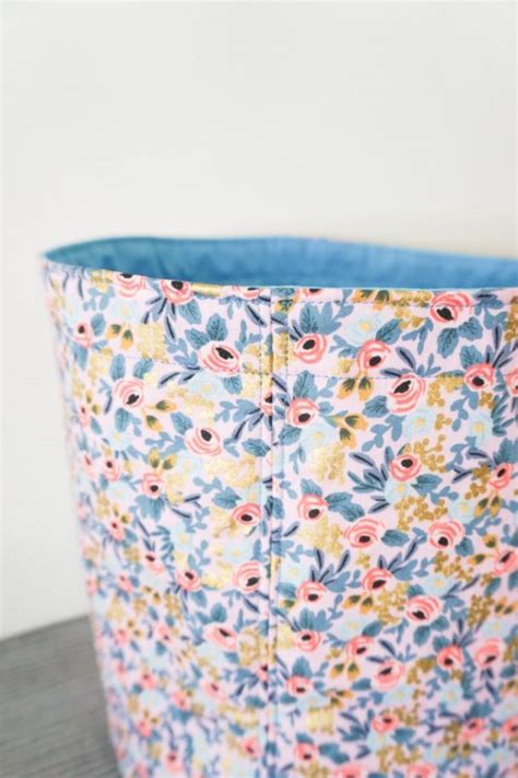 Free Fabric Basket Pattern Heather Handmade