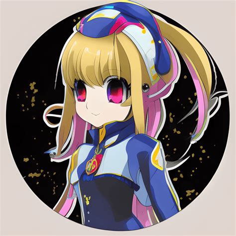 Vtuber Amano Pikamee VOMS Project Fan Merch Sticker · Creative Fabrica