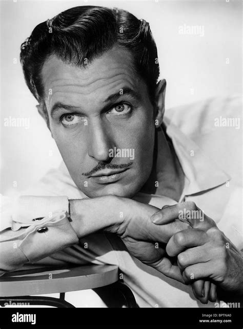 Vincent Price Actor 1956 Stock Photo Alamy