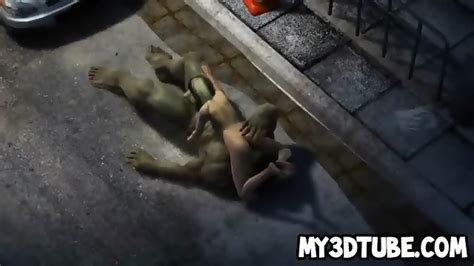 D Babe Sucks Cock And Gets Fucked Hard By The Hulk