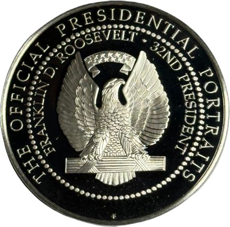 Presidential Portrait Medal Franklin D Roosevelt United States