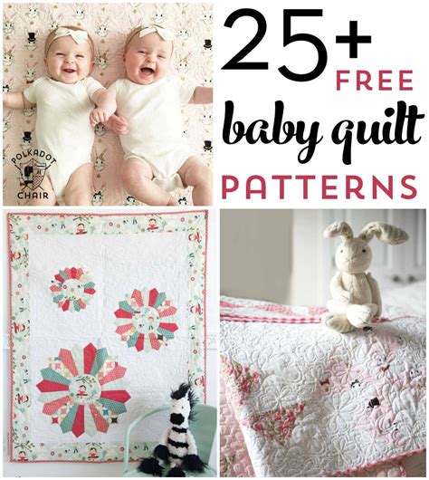 25+ Baby Quilt Patterns - The Polka Dot Chair