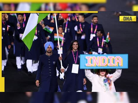 Commonwealth Games 2022 Pv Sindhu Manpreet Singh Lead Indian Contingent At Cwg Opening Ceremony